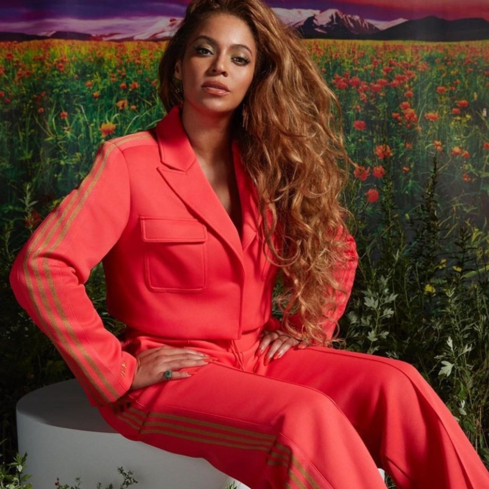 adidas Ivy Park Crop Suit Jacket Real Coral/Mesa